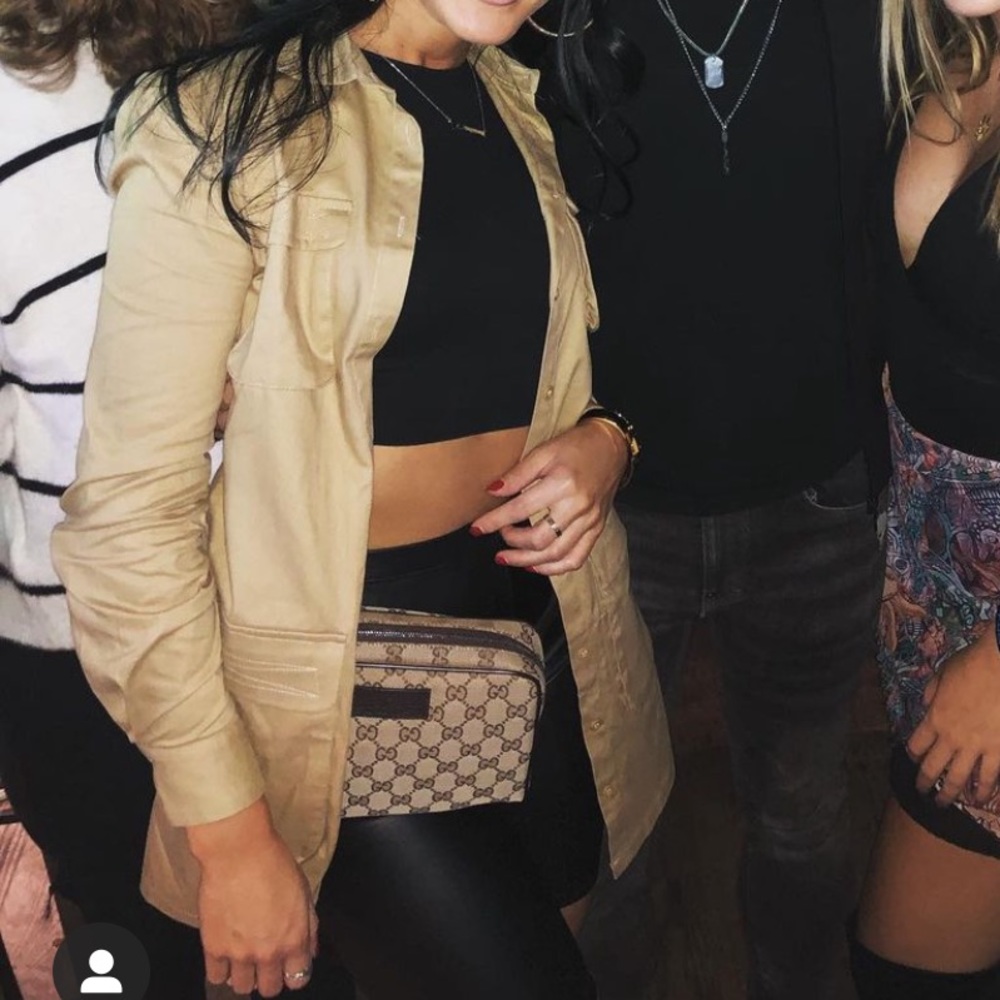 Beige trench coat. Worn ONCE